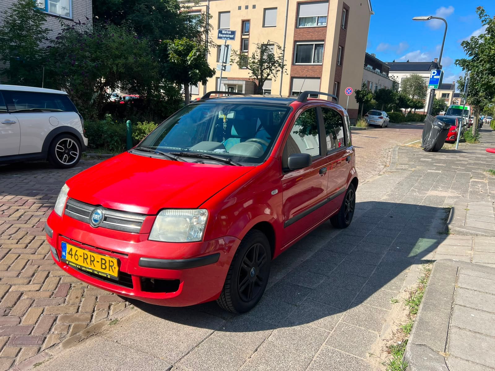 Fiat Panda 1.2 Dualogic 2005 Rood, Auto's, Fiat, Particulier, Panda, Benzine, B, Hatchback, Automaat, Origineel Nederlands, Rood