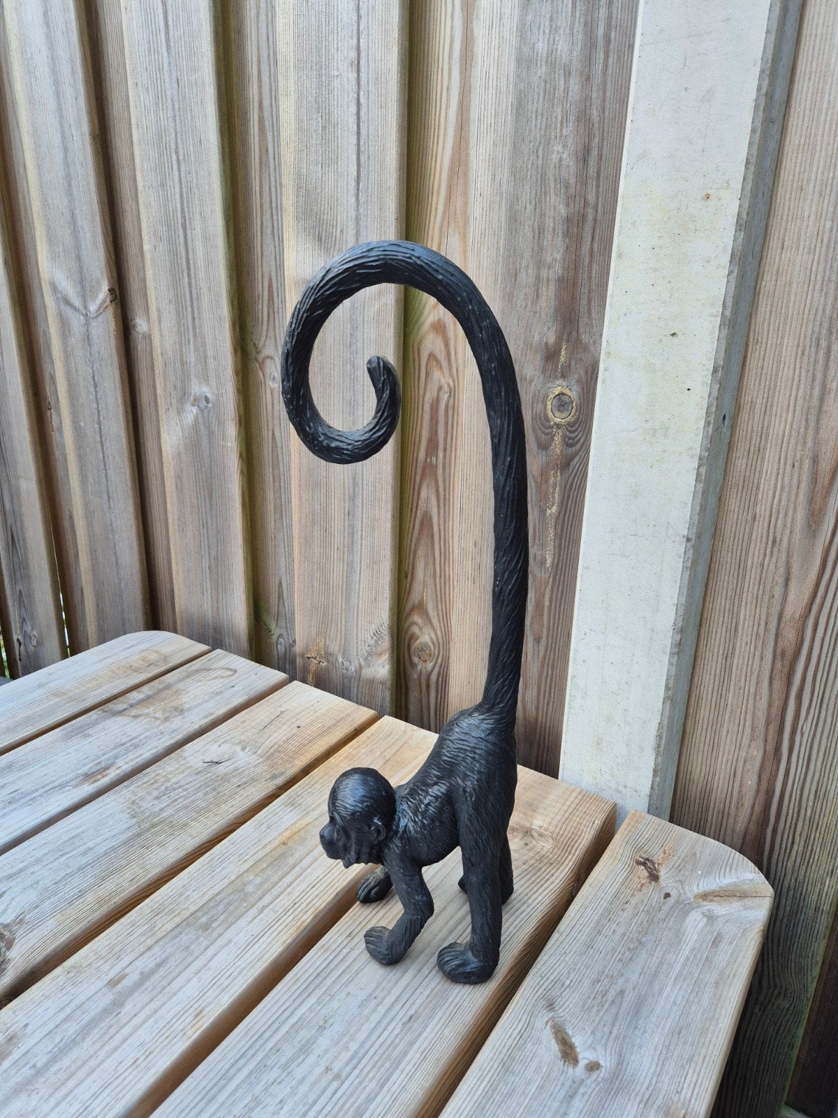 Decoratieve aap met lange staart - Zwart, Ophalen of Verzenden