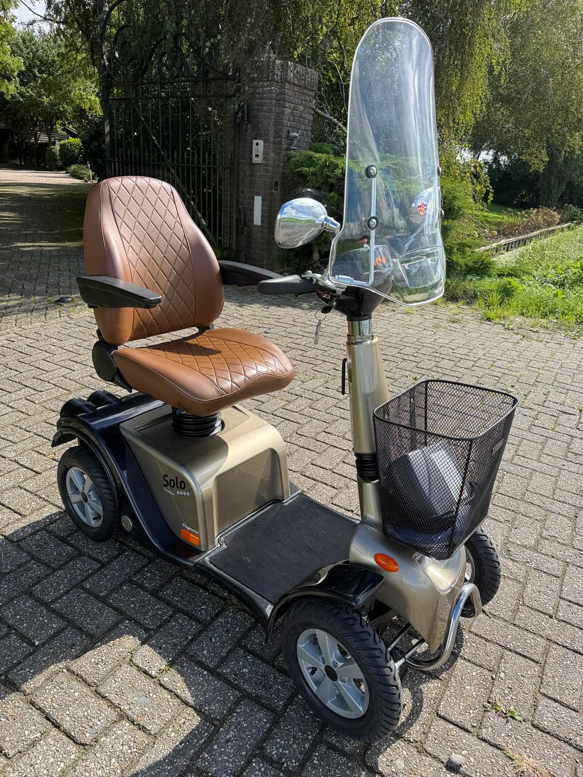 Scootmobiel Solo Comfort Elegance nieuw staat, Ophalen, Zo goed als nieuw, 46 km of meer, 16 km/u of meer