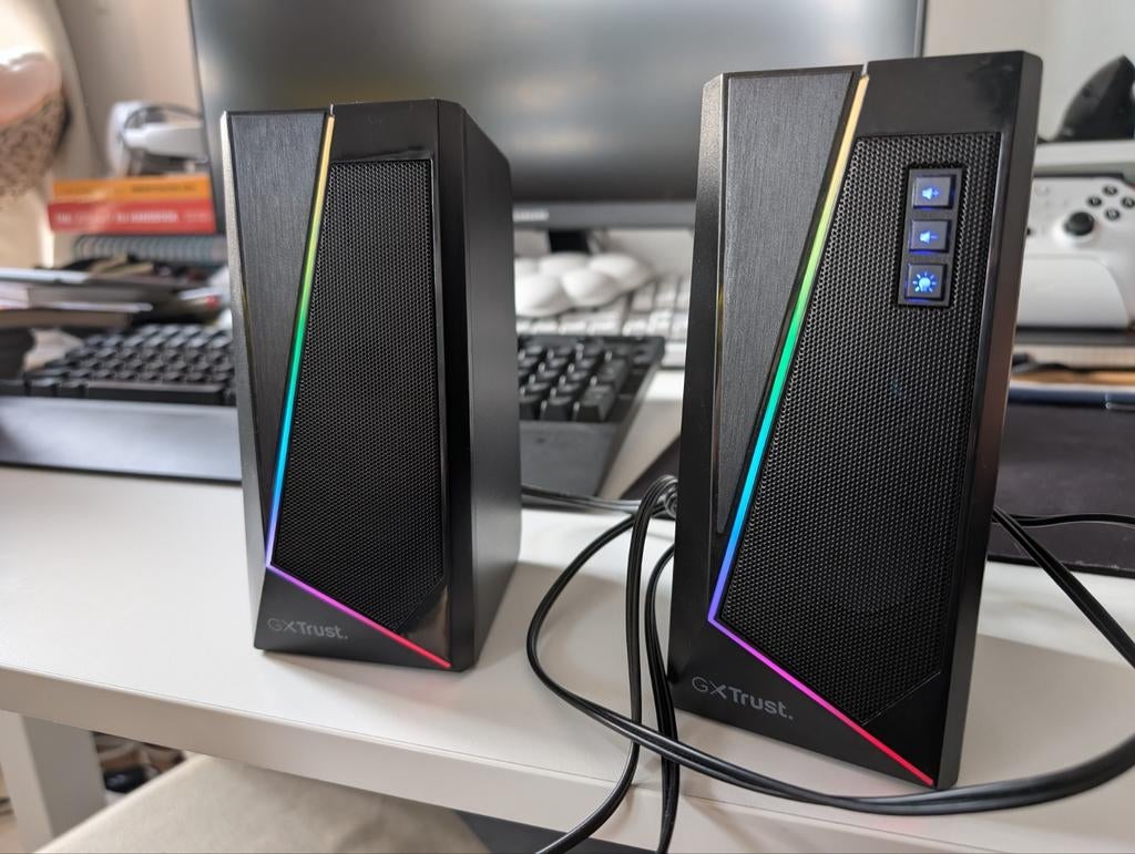 Trust GXT 609 Zoxa gamer speaker set. Gaming Luidsprekers, Overige merken, Ophalen of Verzenden, Zo goed als nieuw, Minder dan 60 watt