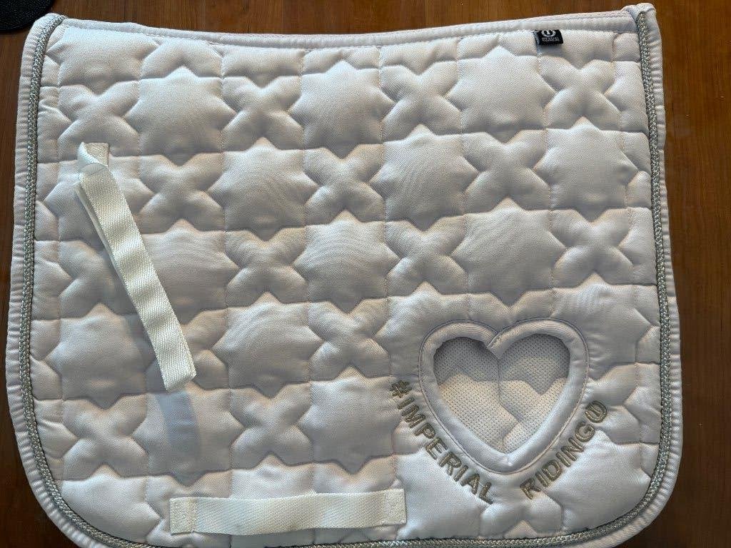 Wedstrijd dekje pony dressuur, Ophalen, Wit, Zo goed als nieuw, Pony (P)