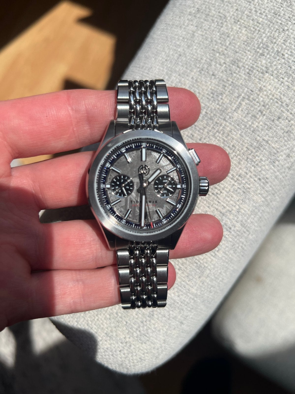 Henry Archer Tidslinje Meteoriet Horloge,Garantie tot11-2027, Sieraden, Tassen en Uiterlijk, Horloges | Heren, Staal, Polshorloge
