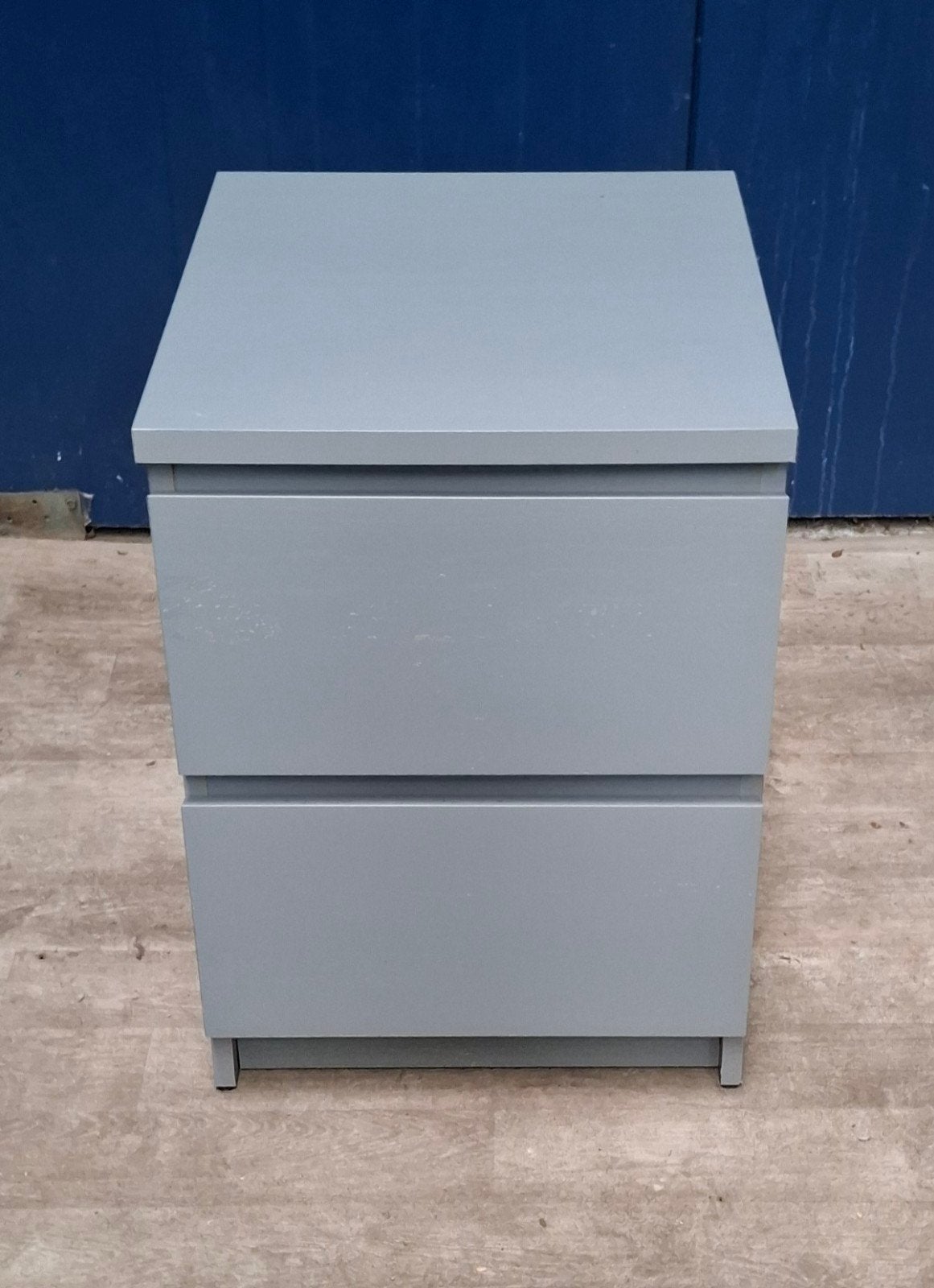 Ikea Malm ladenkast grijs, Huis en Inrichting, Ophalen, Minder dan 50 cm, 1 of 2 laden, Zo goed als nieuw