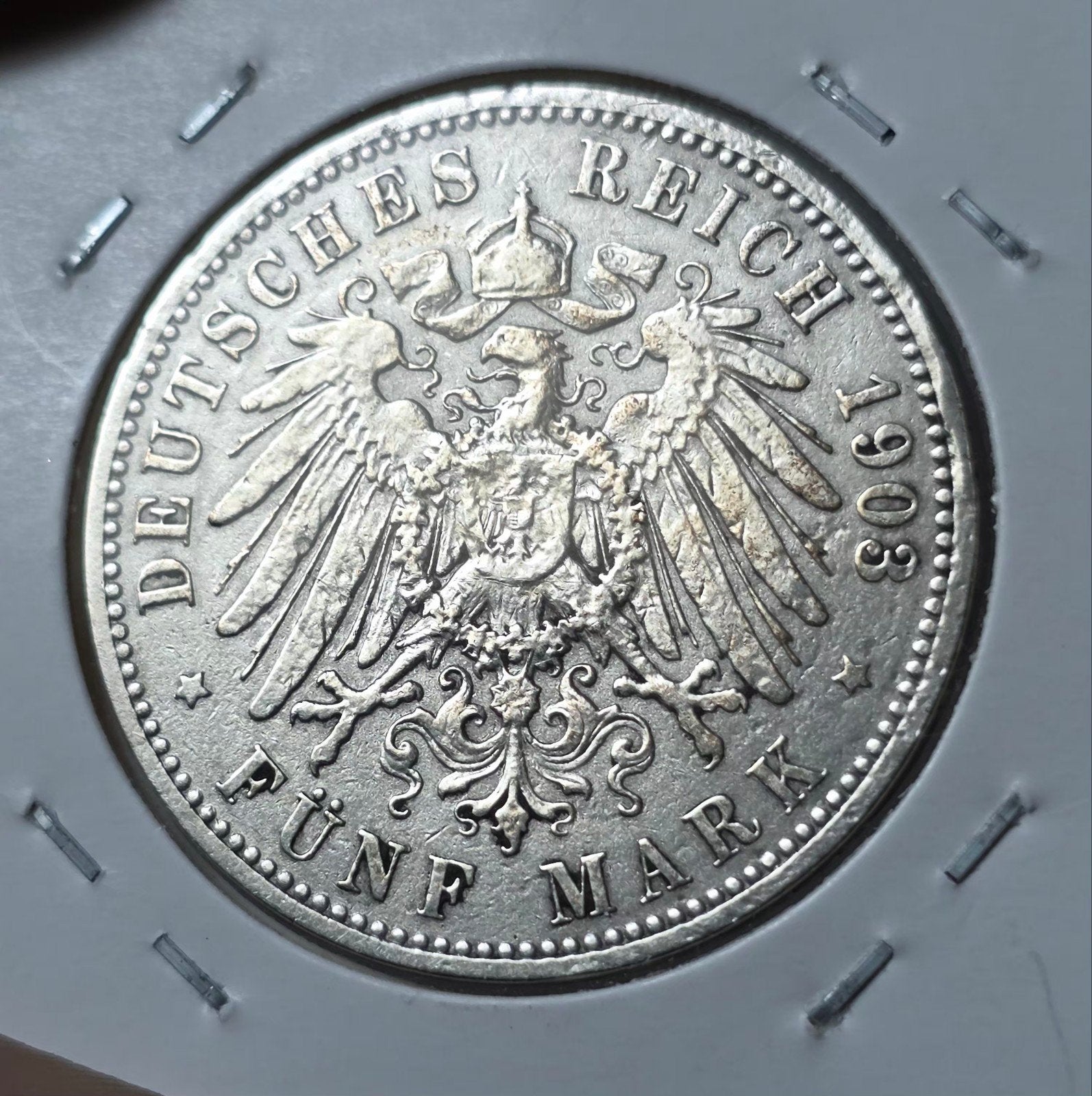 5 mark 1903 Preußen Duitsland, Verzenden, Duitsland, Losse munt, Zilver