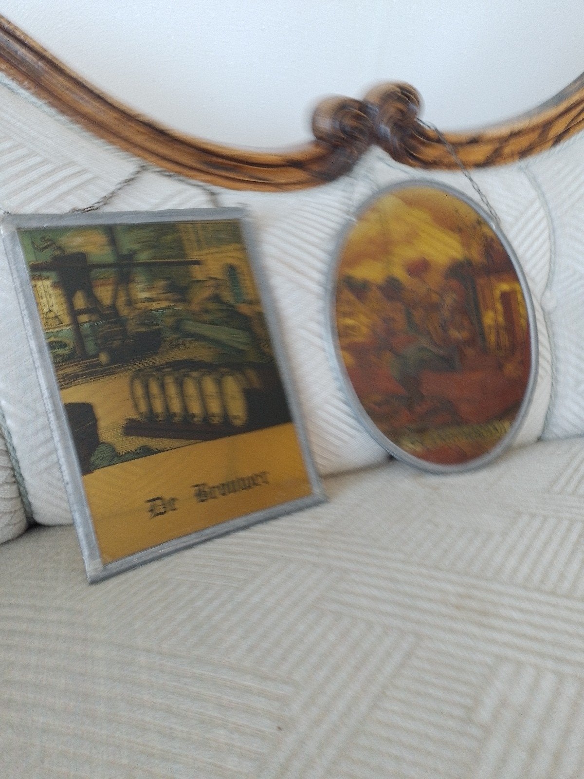 Raamdecoratie., Antiek en Kunst, Ophalen, Minder dan 50 cm