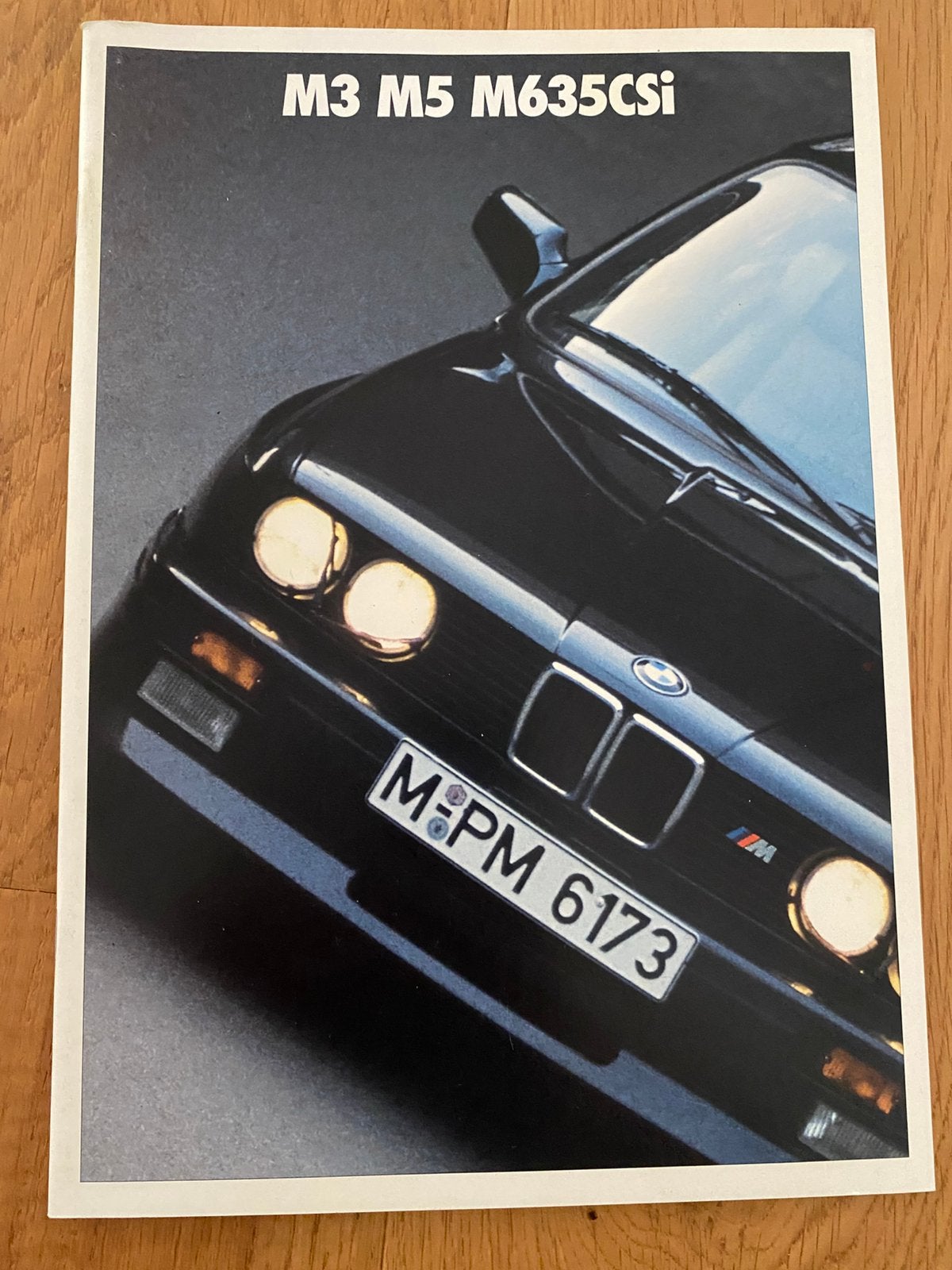Folder BMW M3, M5, M635CSI - 1987 (NL), Ophalen of Verzenden, Nieuw, BMW