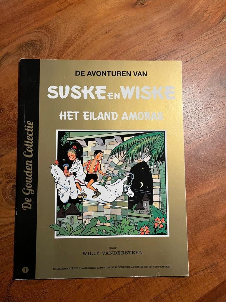 De Gouden Collectie Suske en Wiske - Het Eiland Amoras"., Boeken, Stripboeken, Eén stripboek, Ophalen of Verzenden, Zo goed als nieuw