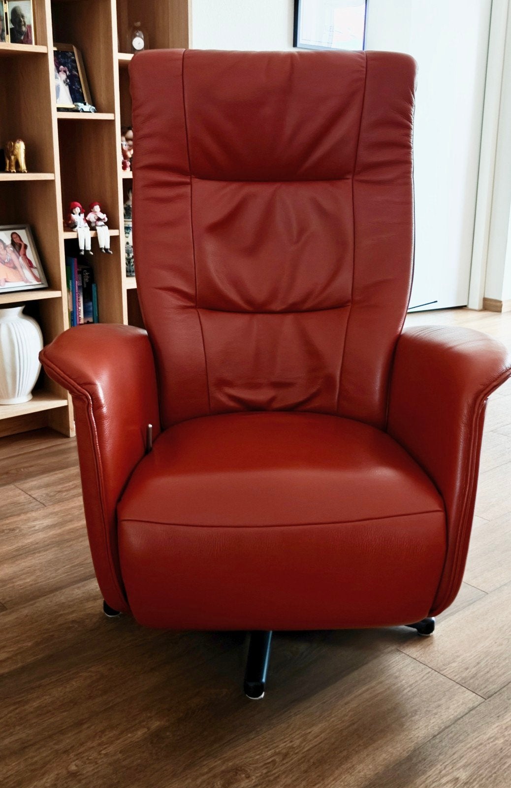 Comfortabele relaxstoel, Ophalen, Gebruikt, Leer