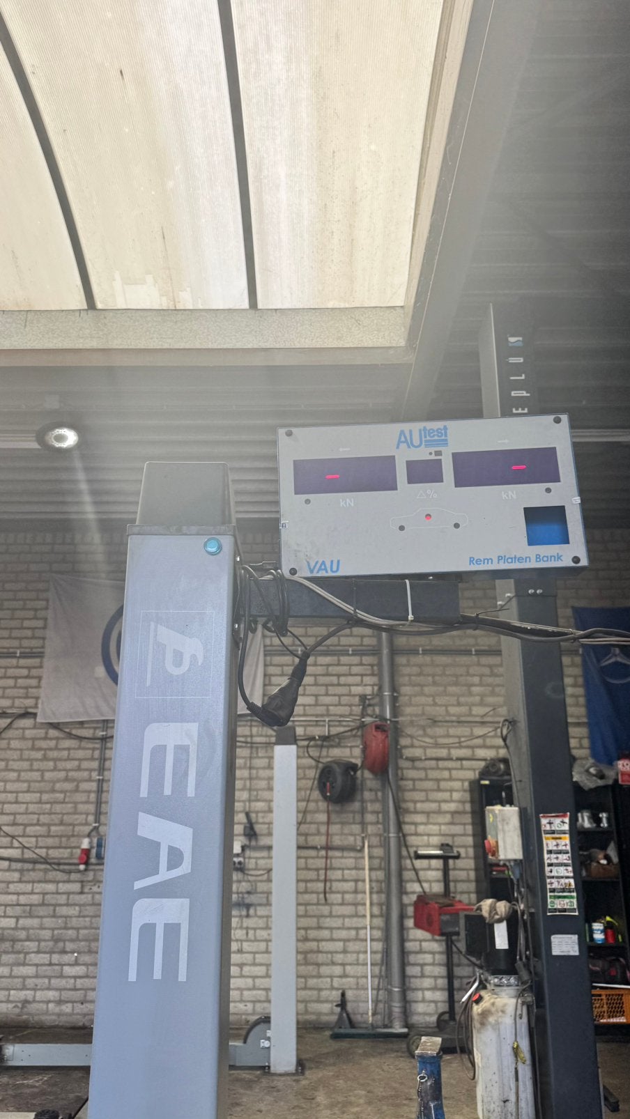 Remmentestbank platen bank remmen, Auto diversen, Ophalen, Gebruikt