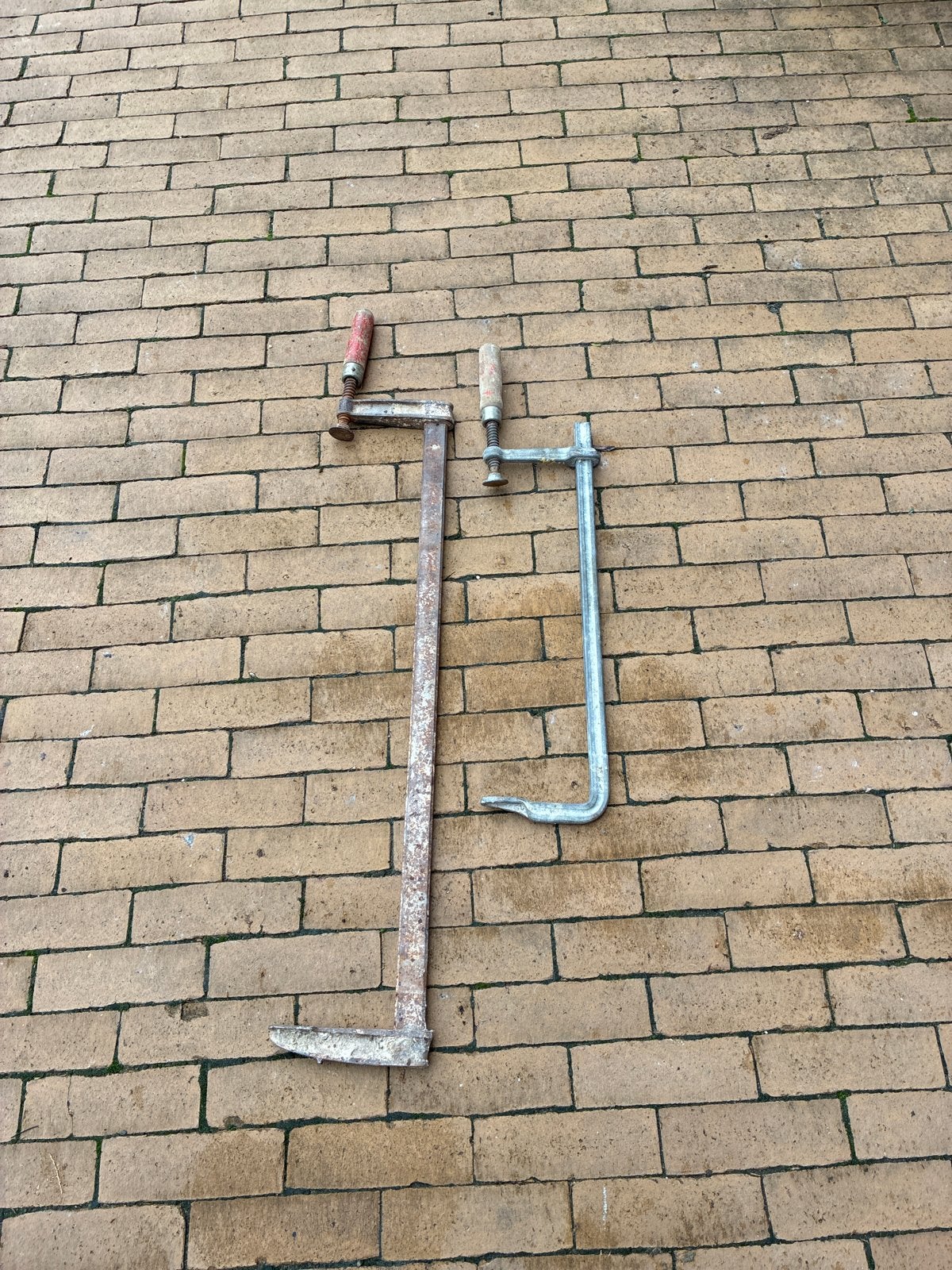Grote lijmklemmen - Set van 2, Ophalen, Gebruikt, Klem, Overige merken