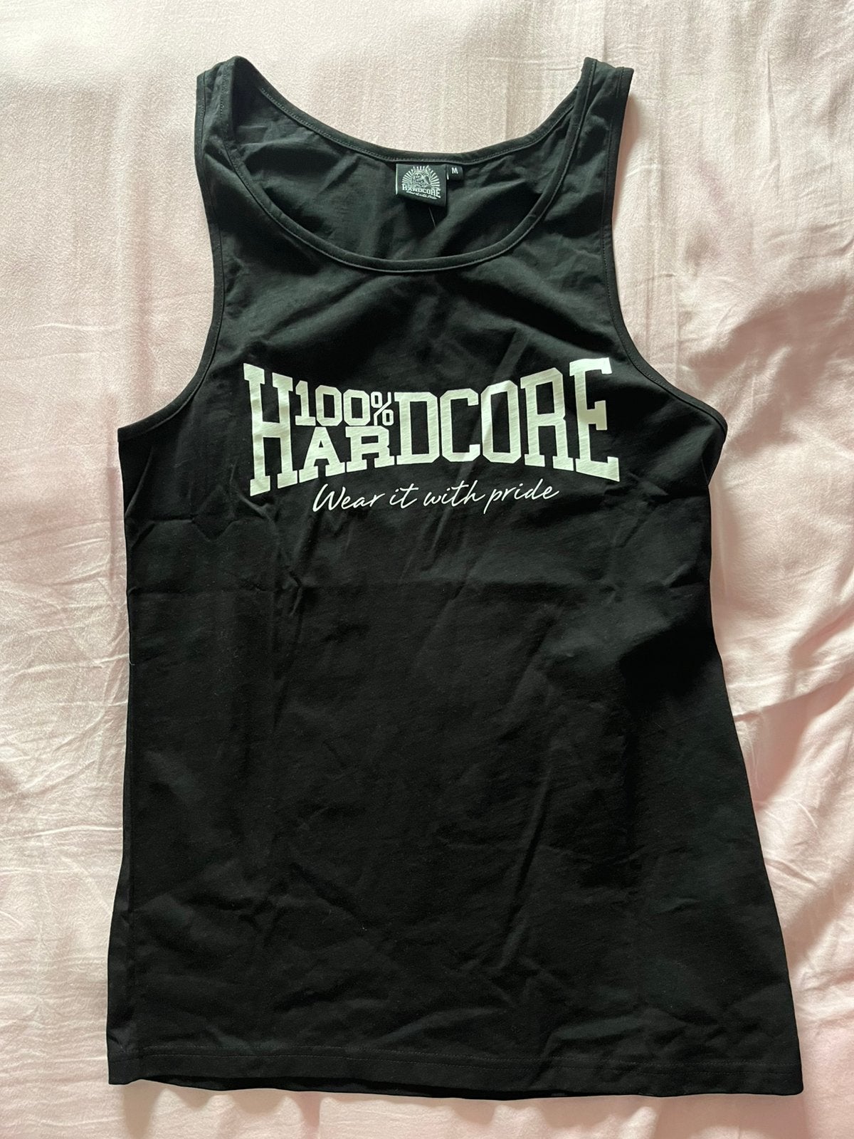 Heren hardcore tanktop M, Verzenden, Nieuw, Maat 48/50 (M), Zwart
