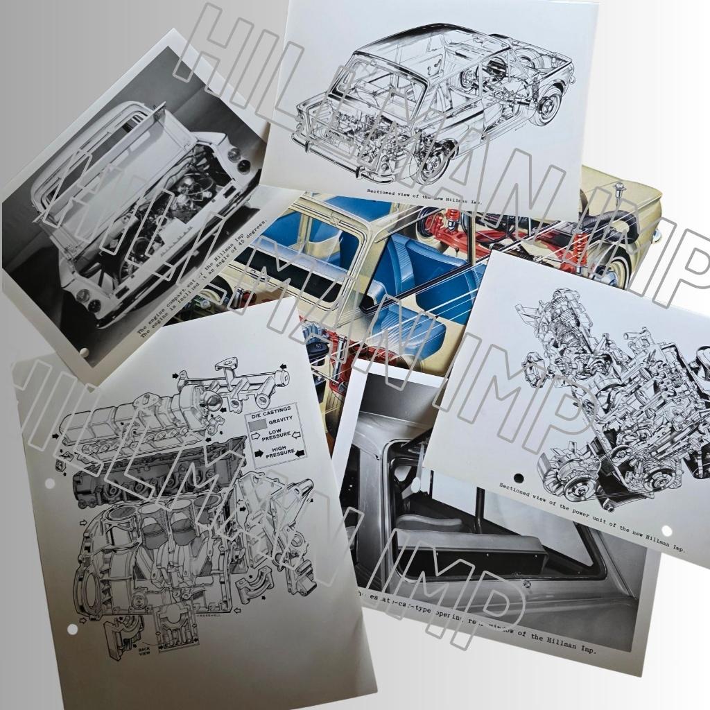 Hillmann Imp - technische documentatie, Ophalen of Verzenden