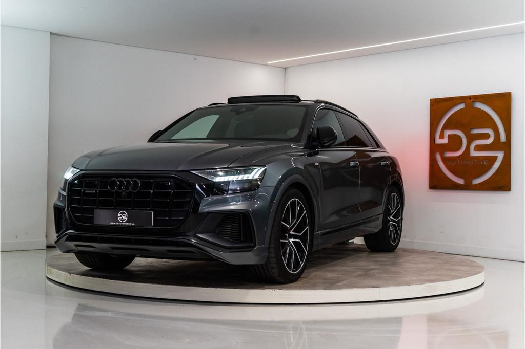 Audi Q8 50 TDI Quattro Pro Line S | Pano | Matrix | Trekhaak, Auto's, Automaat, 12 maanden, Gebruikt, Automatische klimaatregeling