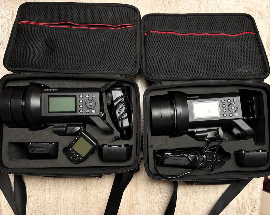 Complete Godox AD400 flitslampen set, Audio, Tv en Foto, Fotografie | Flitsers, Ophalen of Verzenden, Zo goed als nieuw, Overige merken