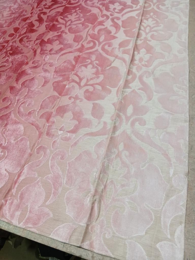 Velour stof met kleurverloop 110x136 cm, Nieuw, Ophalen of Verzenden, 30 tot 120 cm, Katoen