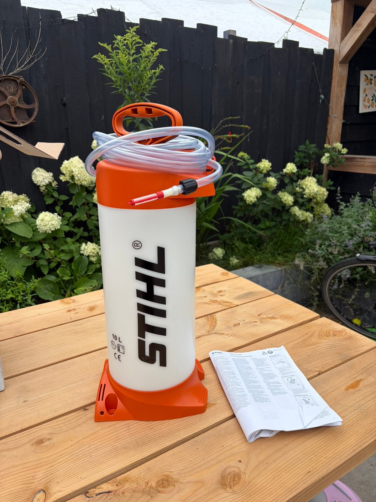STIHL drukwater tank, Geen board, Ophalen, Zo goed als nieuw
