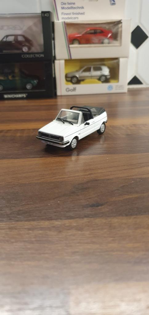 Volkswagen Golf mk1 Cabriolet, Hobby en Vrije tijd, Modelauto's | 1:43, Ophalen, Nieuw, Auto, Schuco