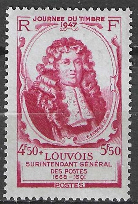 Frankrijk 1947 - Yvert 779 - Dag van de Postzegel (PF), Verzenden, Postfris