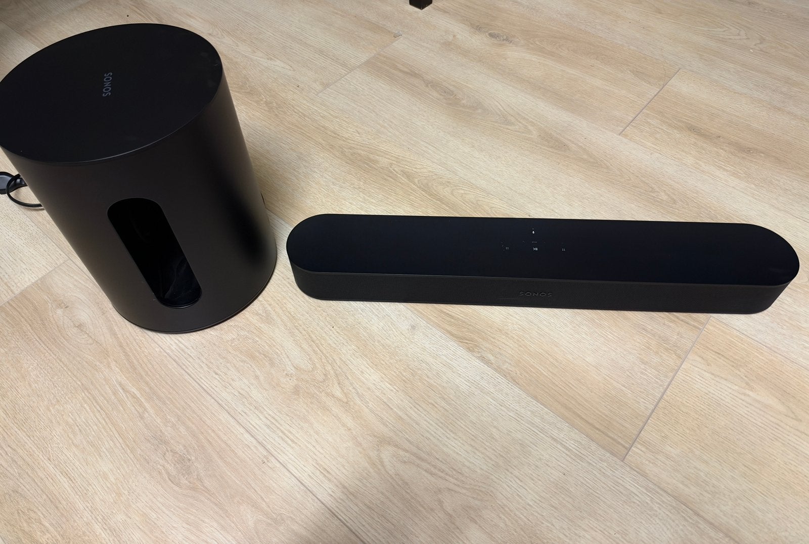 Sonos beam en sub mini