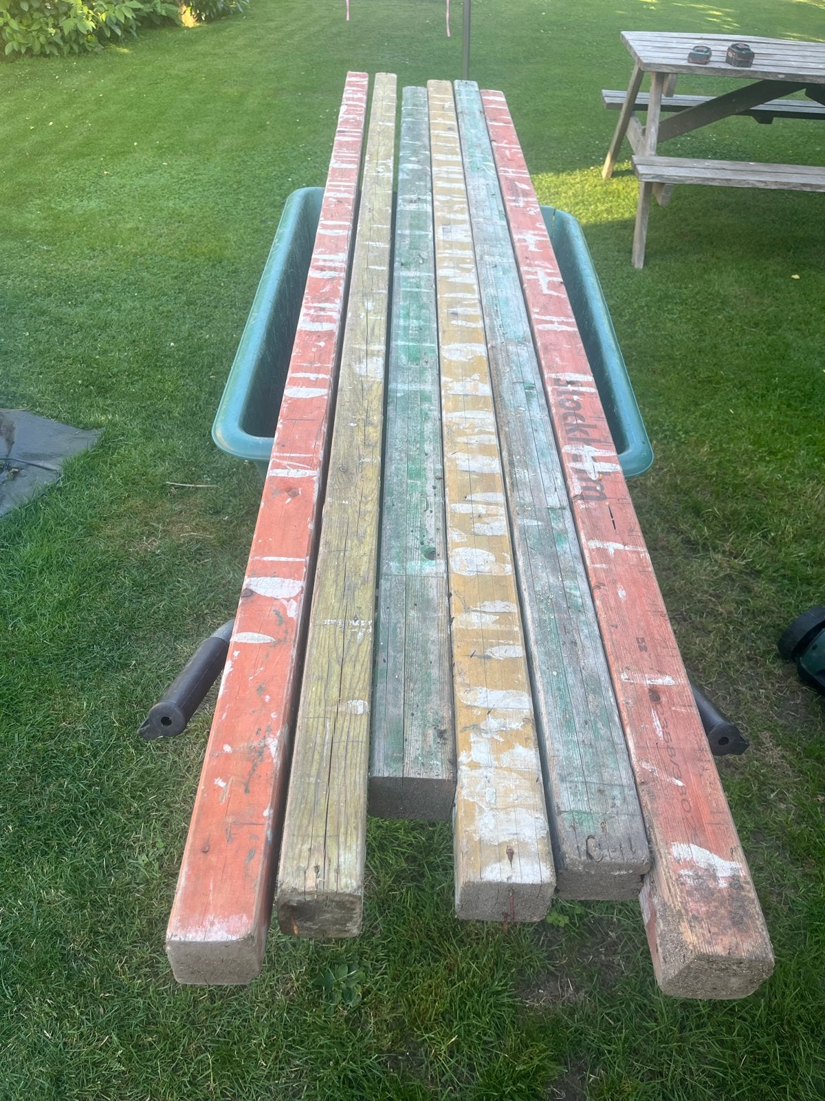 10 metselprofielen, Doe-het-zelf en Verbouw, Ophalen, Gebruikt, Overige typen, 250 tot 300 cm