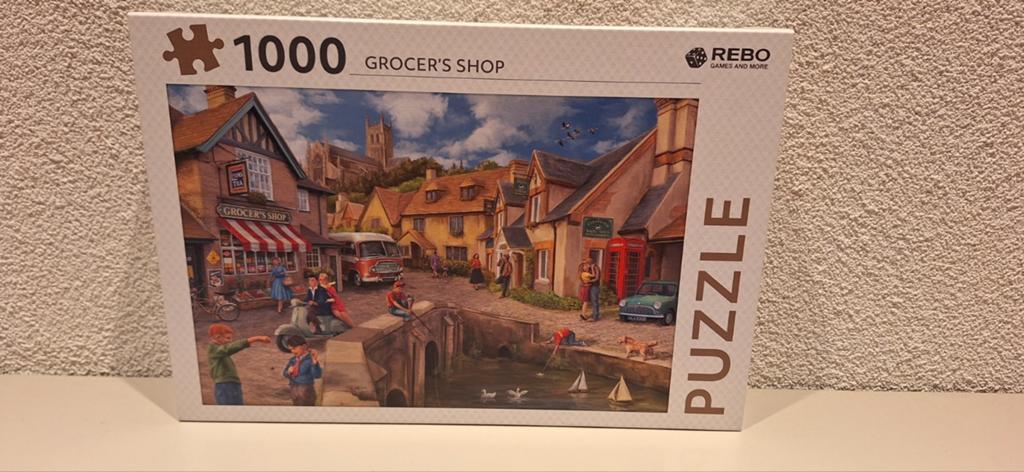 Puzzel Rebo 1000 stukjes, Ophalen of Verzenden, 500 t/m 1500 stukjes, Zo goed als nieuw