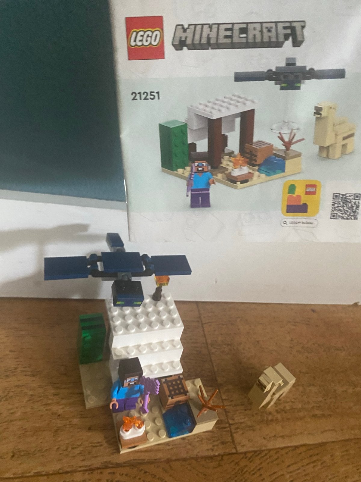 LEGO Minecraft 21251 De Woestijnexpeditie - Zo goed als nieu, Ophalen of Verzenden, Zo goed als nieuw