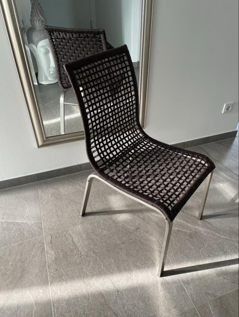 6x Ikea Nandor stoelen voor binnen en buiten, Ophalen, Gebruikt