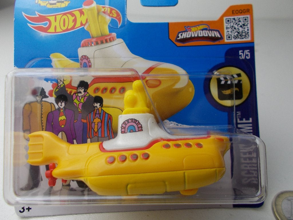 Vintage Hotwheels THE BEATLES YELLOW SUBMARINE. (Geseald!), Ophalen of Verzenden, Nieuw, Overige typen, Overige merken