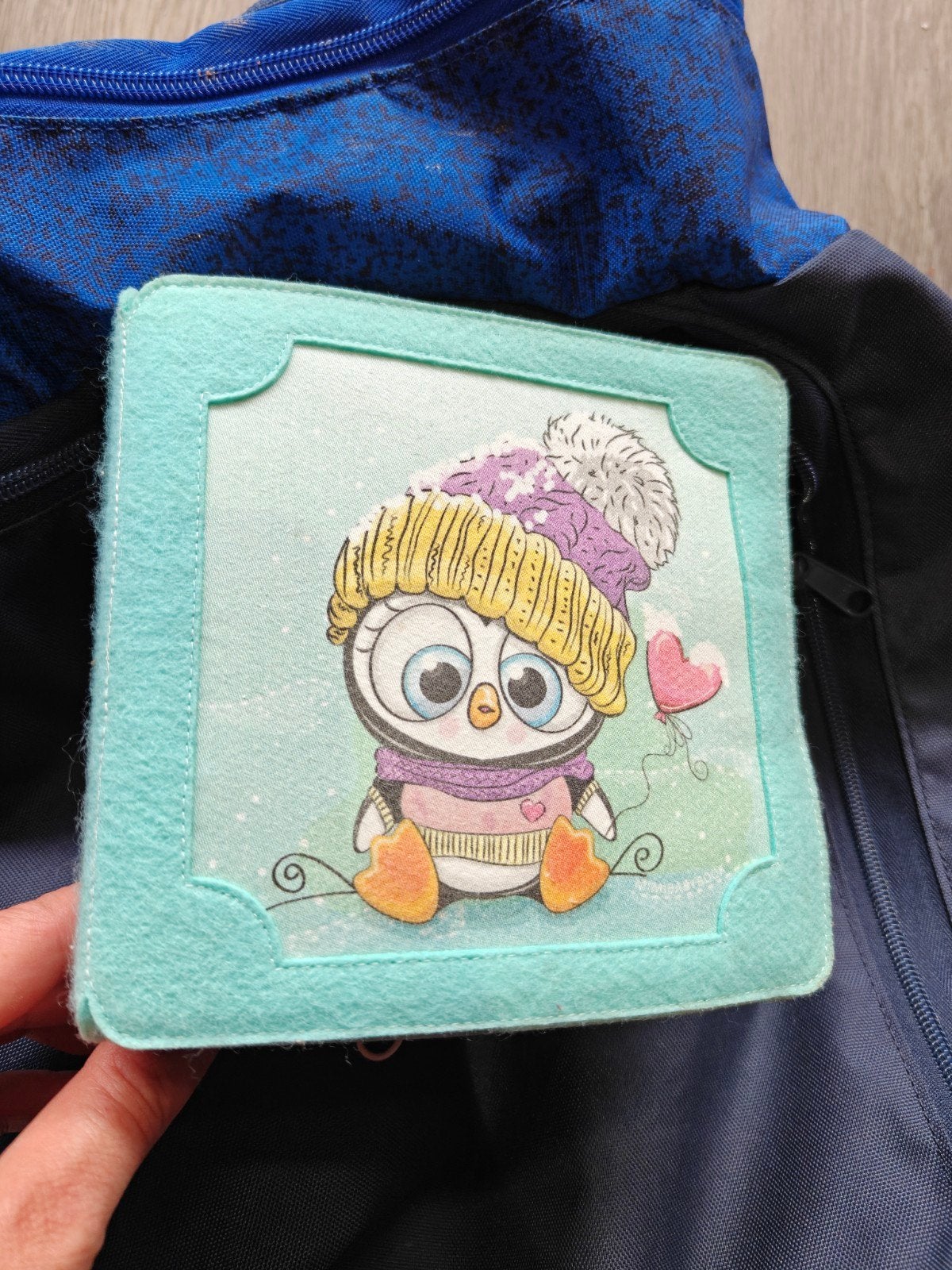 Mini Quiet Book - Handgemaakt stoffen speelboek, Ophalen of Verzenden, Zo goed als nieuw, Overige typen