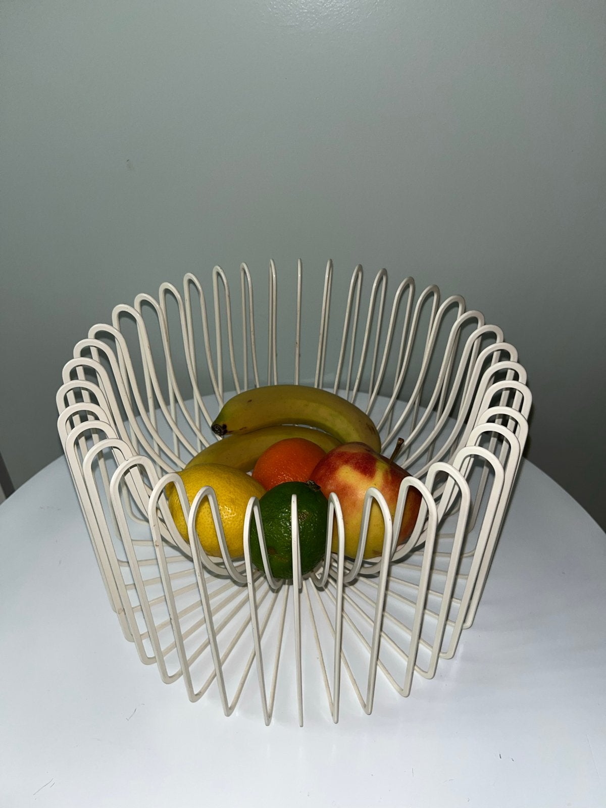 Vintage metalen ikea fruitschaal; Ehlen Johansson, Overige materialen, Gebruikt, Schaal, Rond