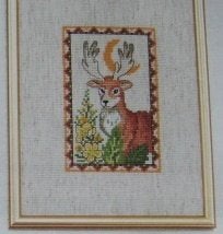 Borduurpatroon  Hert nr 5639 do, Hobby en Vrije tijd, Borduren en Borduurmachines, Verzenden, Nieuw, Handborduren, Patroon