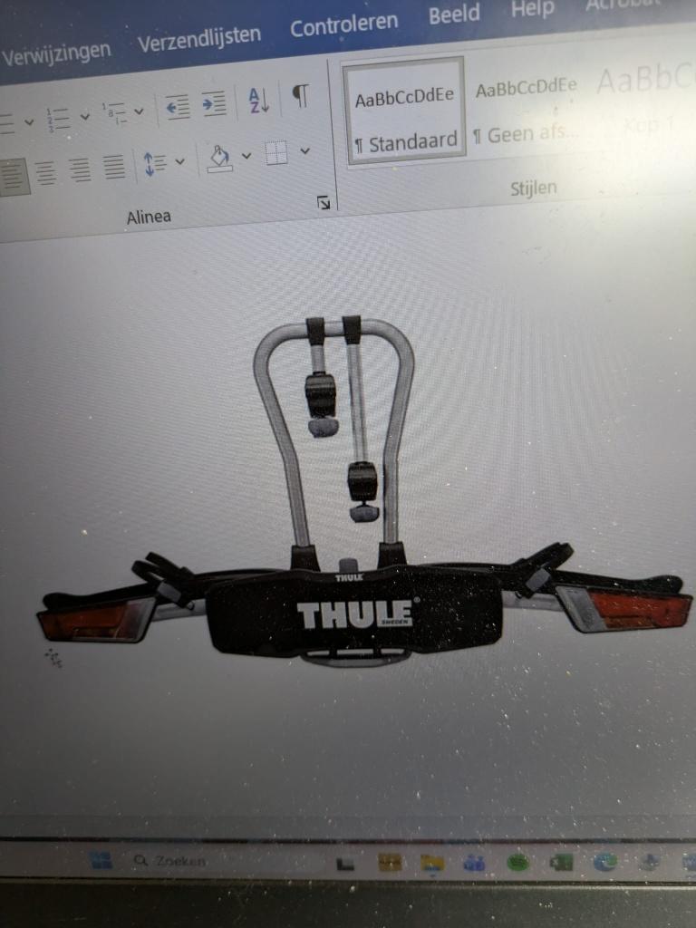 thule fietsendrager, Ophalen, Gebruikt, 2 fietsen, Trekhaakdrager