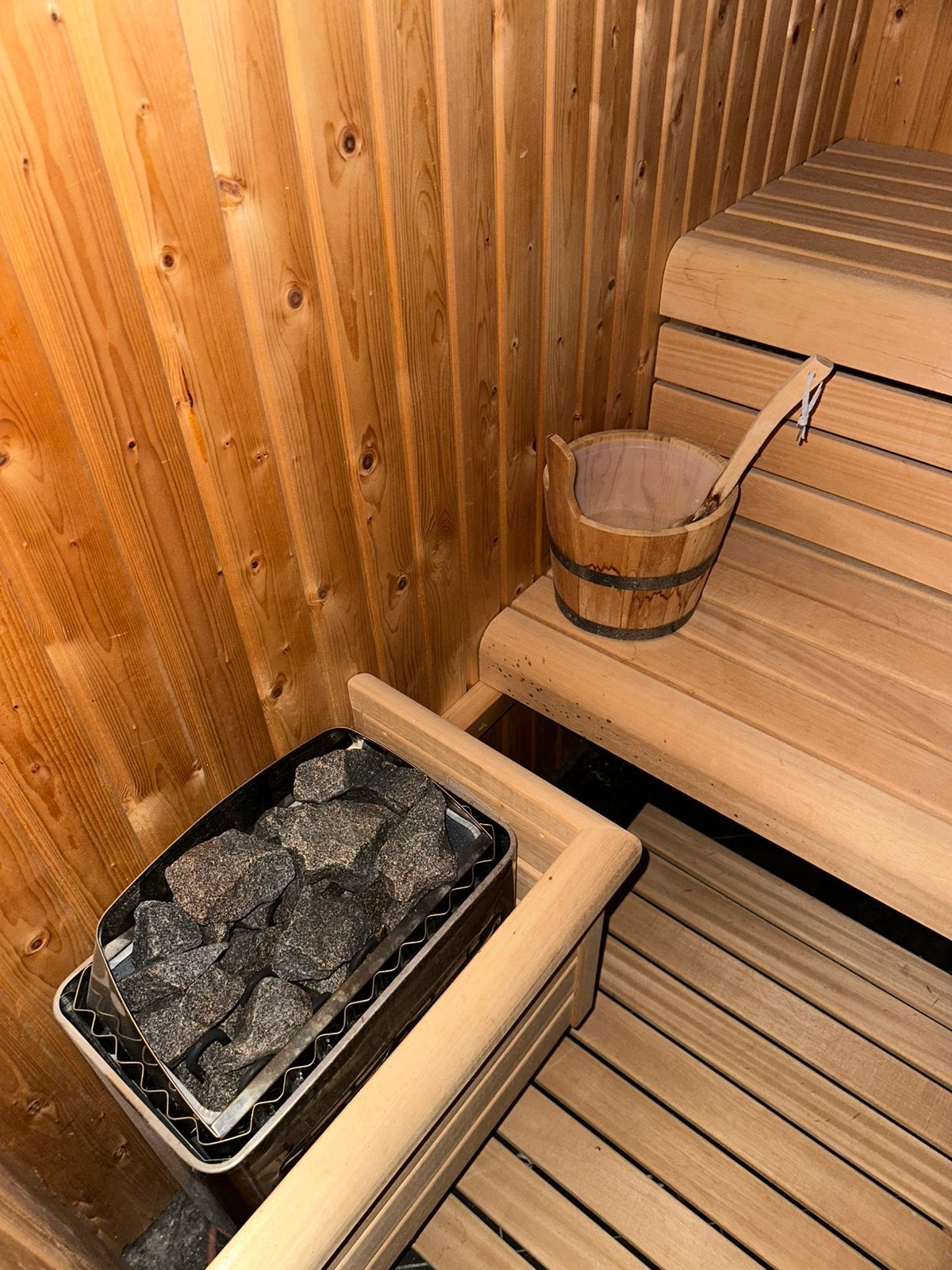 Sauna, Ophalen, Zo goed als nieuw, Complete sauna