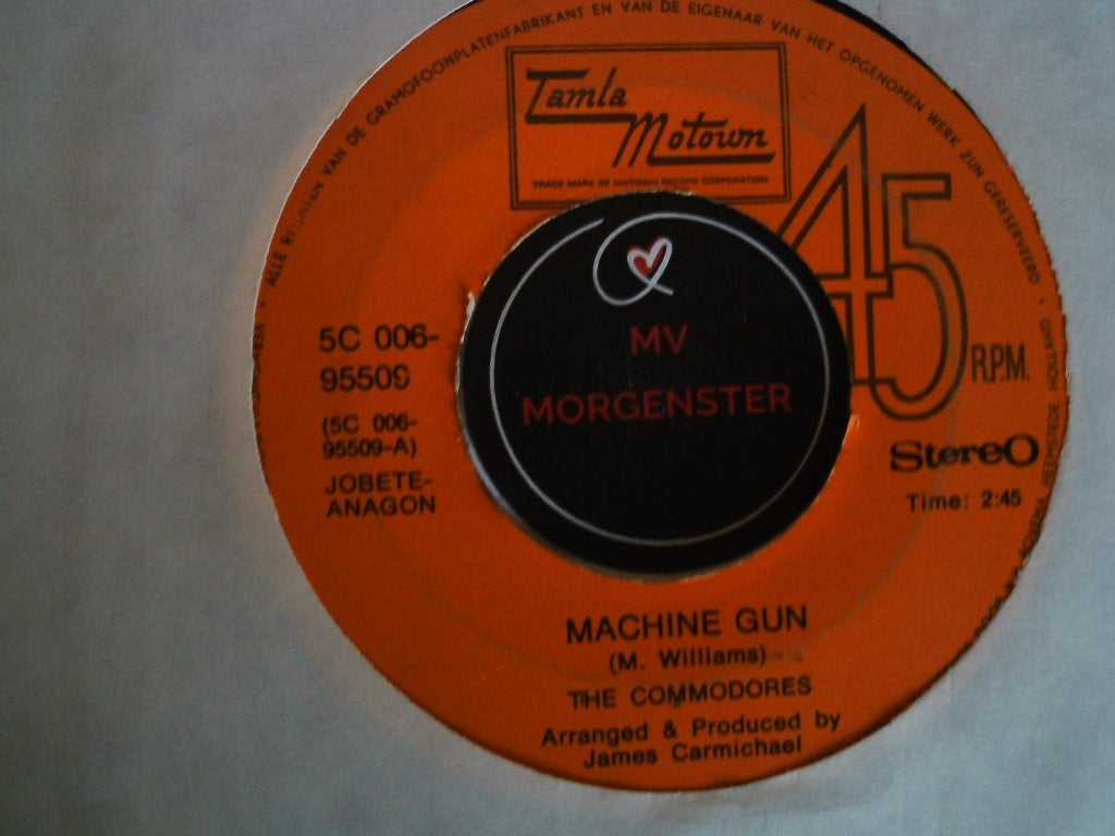 the commodores - machine gun  25jun, Ophalen of Verzenden