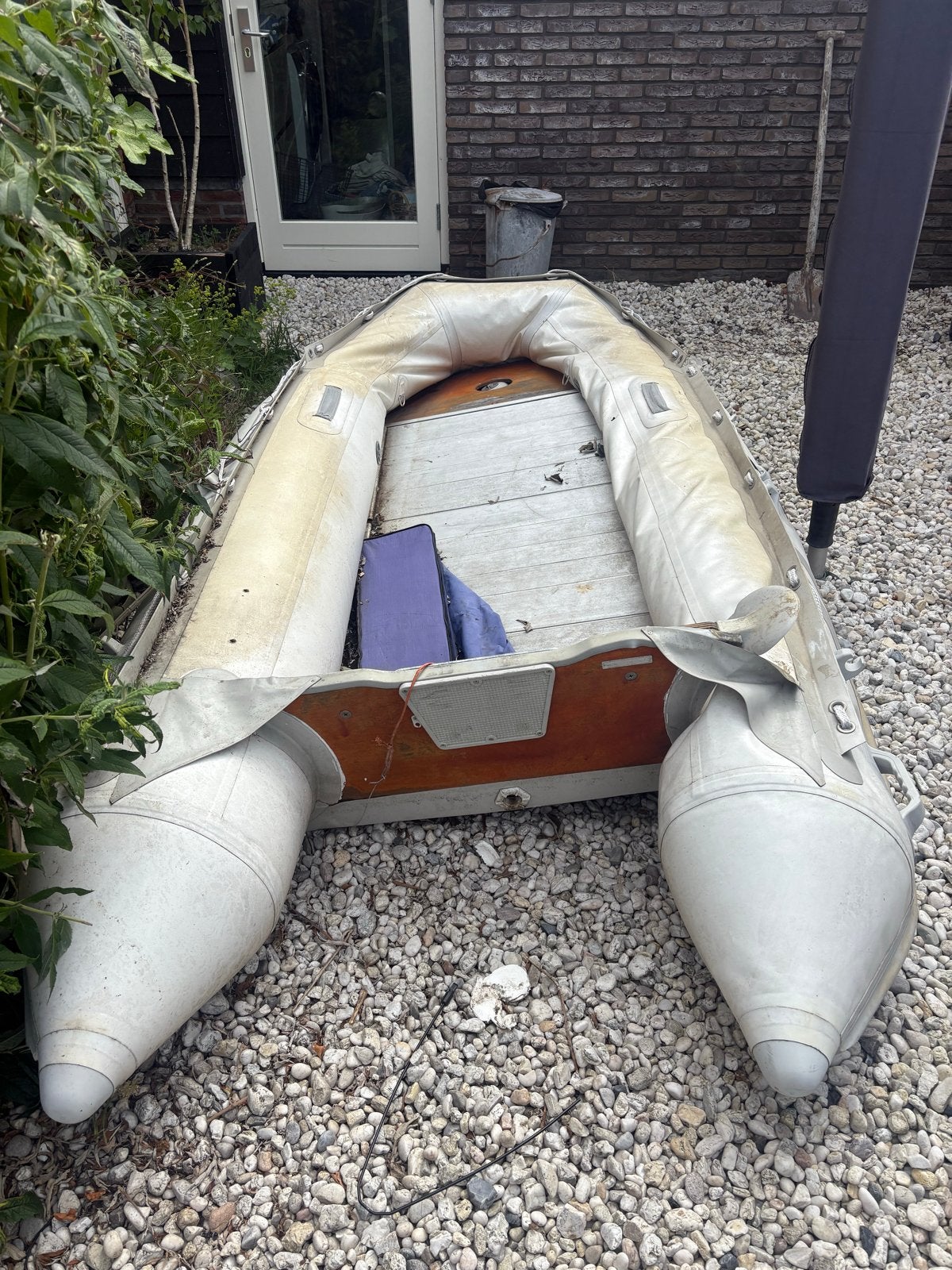 Opblaasboot met houten bodem - Gebruikt, Ophalen, Aluminium, Gebruikt, Suzumar