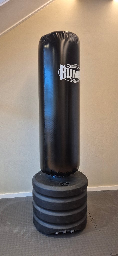 Rumble Bokspaal 180 cm en combinatie boxingbar en reflexbal, Ophalen, Gebruikt, Bokszak