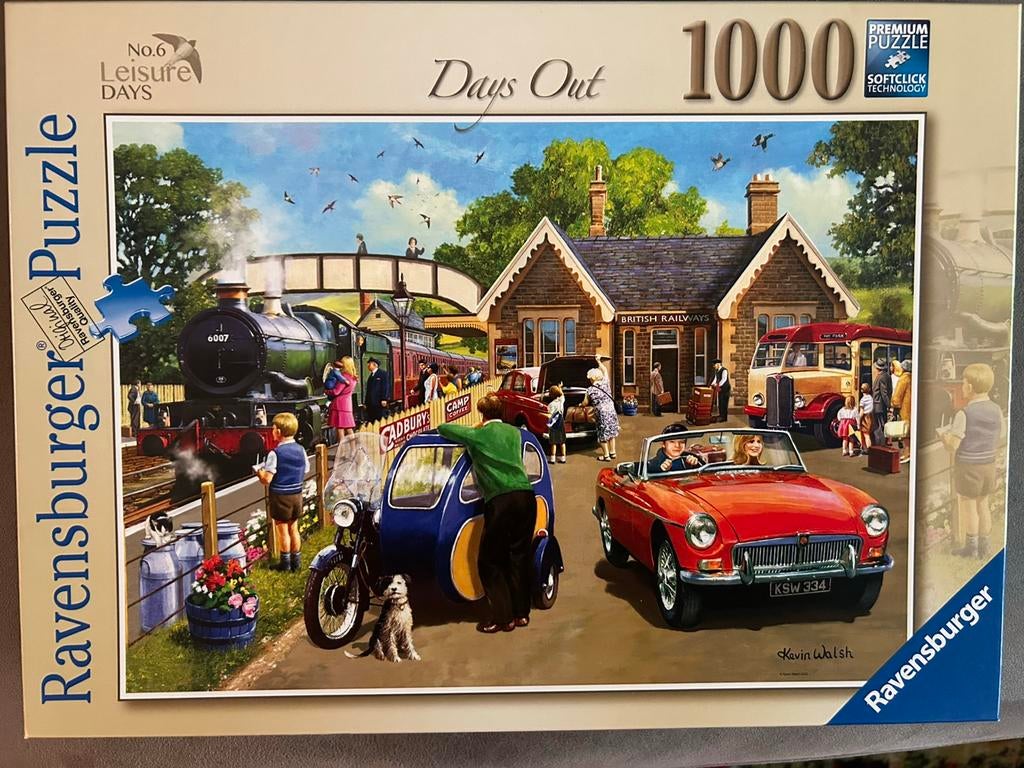 Puzzels Ravensburger & Vermont Christmas Company, Ophalen of Verzenden, 500 t/m 1500 stukjes, Zo goed als nieuw