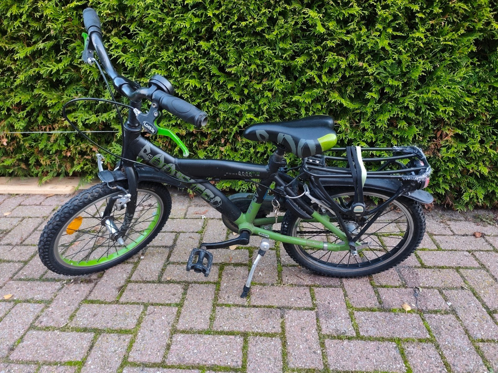 Jongensfiets, Fietsen en Brommers, Ophalen, Gebruikt, 18 inch, Handrem