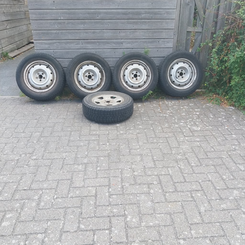 Stalen Winterwielen 15 inch, Ophalen