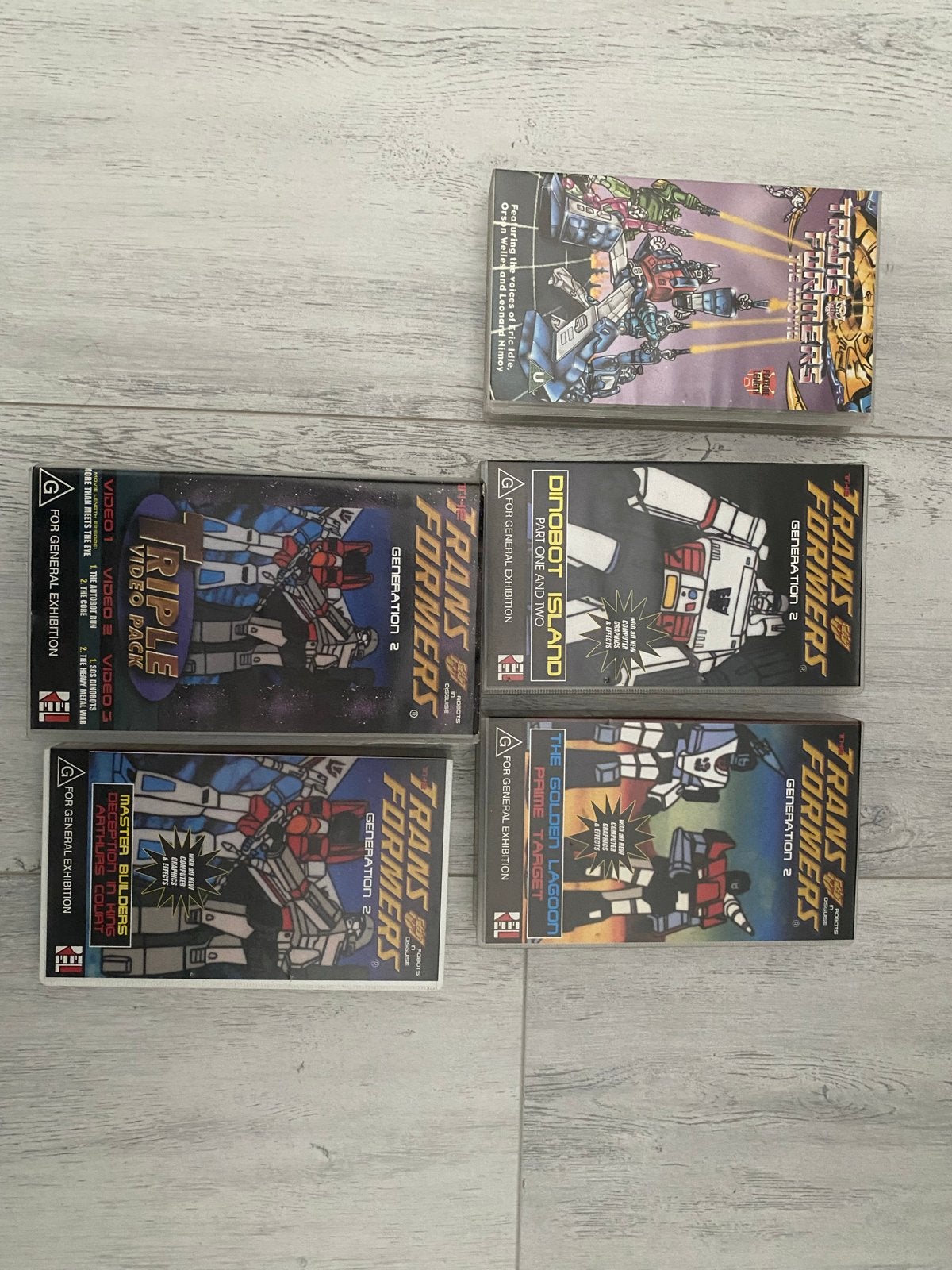 Transformers Generation 2 VHS Collectie -  Set, Cd's en Dvd's, Boxset, Alle leeftijden, Science Fiction en Fantasy, Ophalen of Verzenden