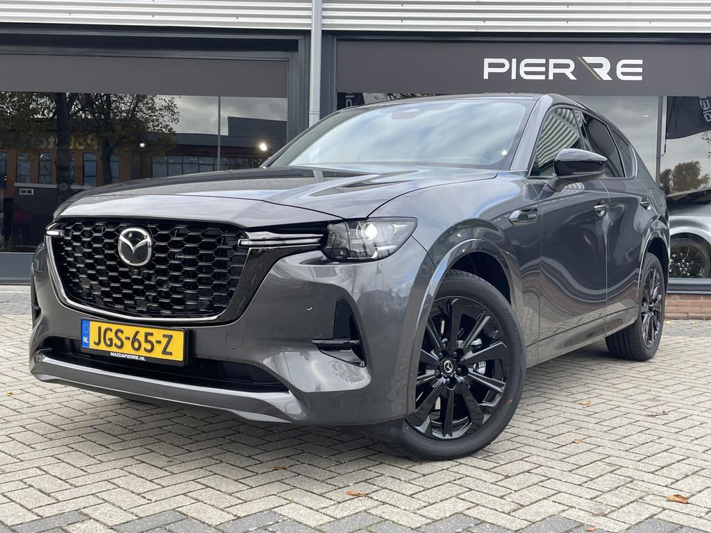 Mazda CX-60 2.5 e-SkyActiv PHEV Homura Business Edition Appl, Auto's, Mazda, Automaat, 12 maanden, 136 pk, Gebruikt