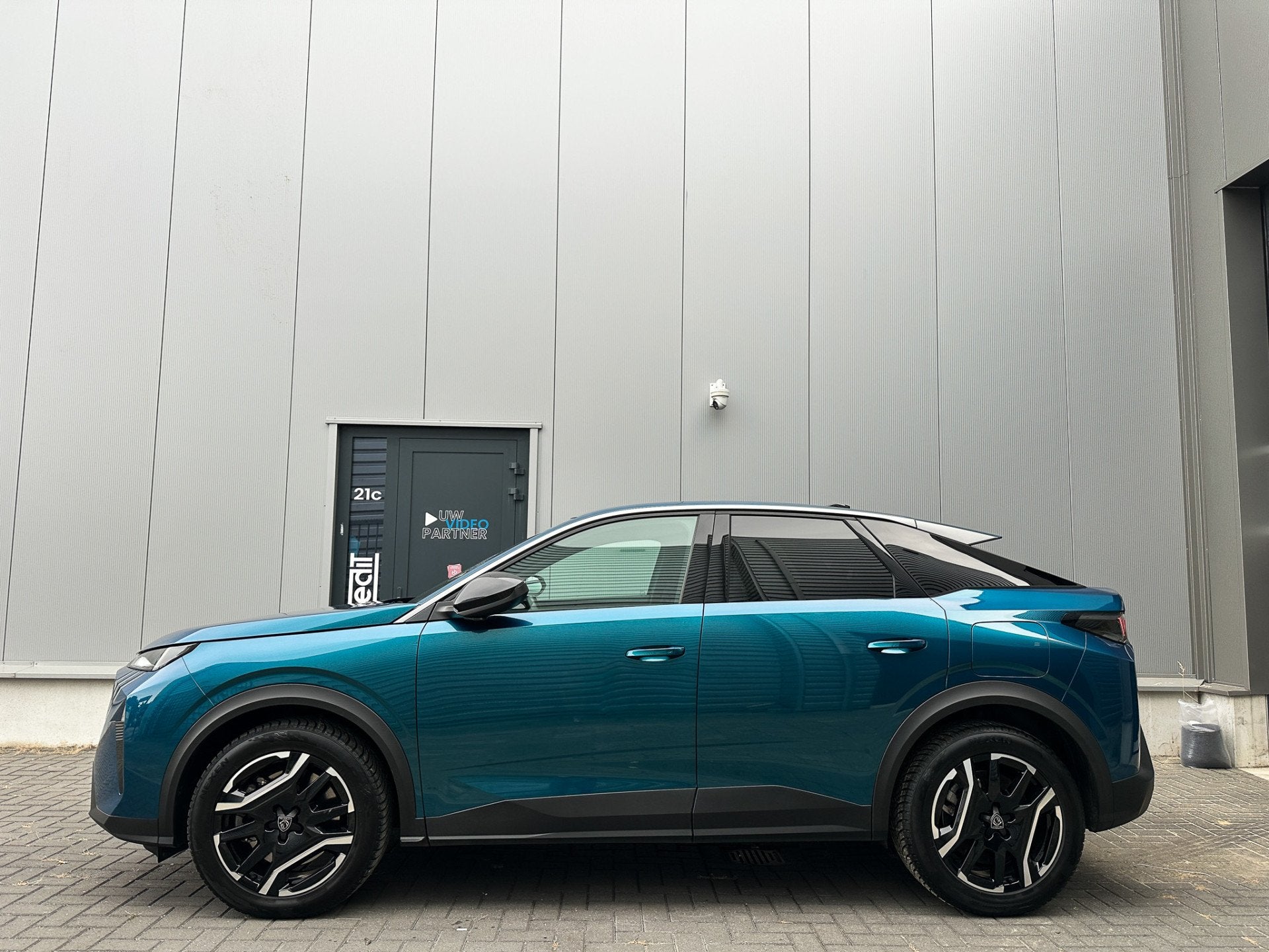 Peugeot 3008 1.6 plug-in Hybrid 195 Allure 195PK | Trekhaak, Auto's, 4 cilinders, Blauw, Leder en Stof, Origineel Nederlands
