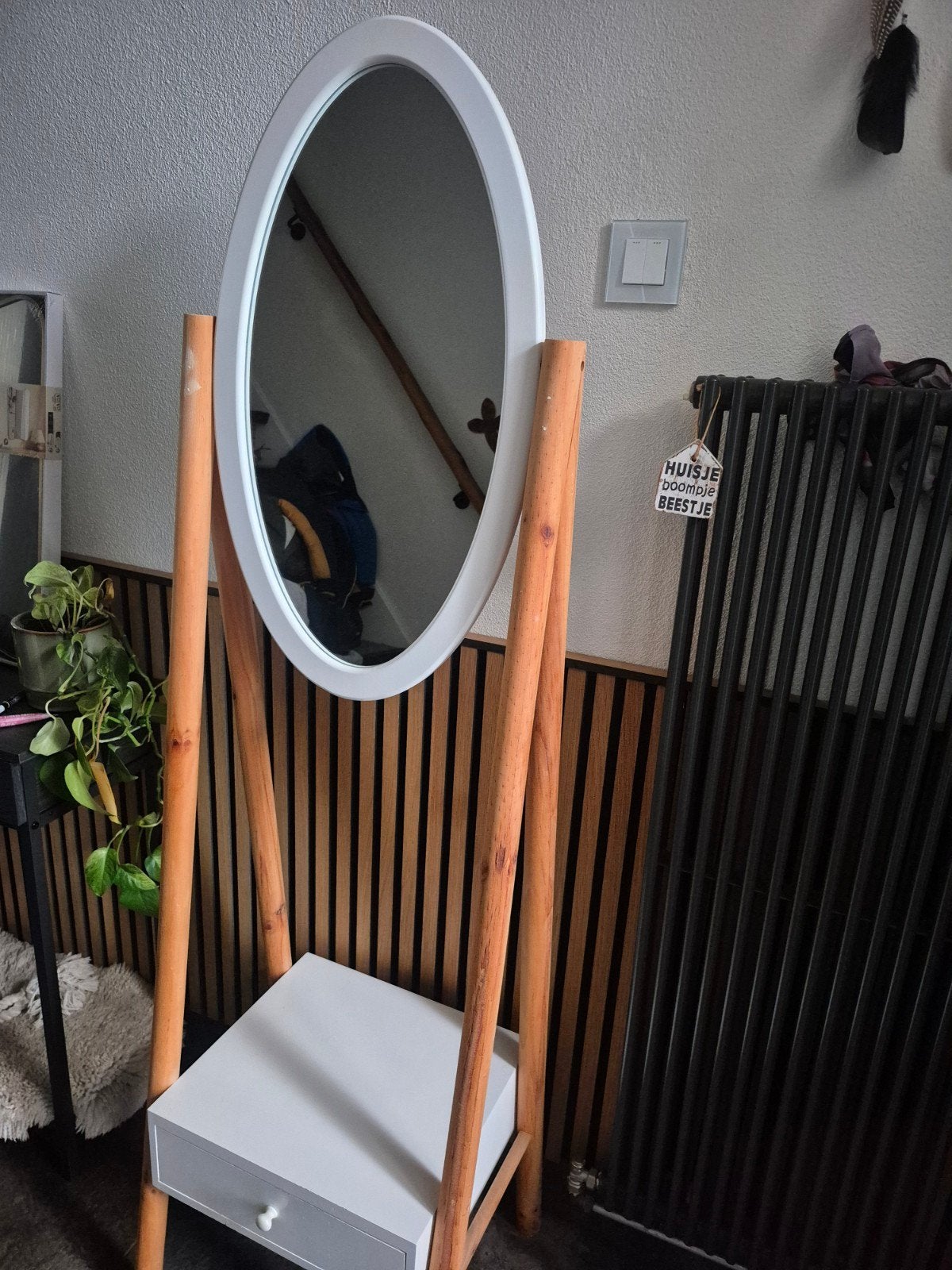 Stoere spiegelkast, Huis en Inrichting, Ophalen, Minder dan 50 cm