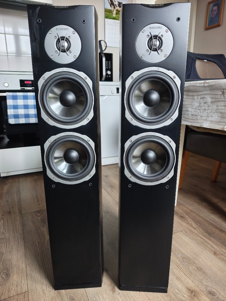 Quadral Ascent 70LE vloerstaande luidsprekers, Vloerstaande luidspreker, Gebruikt, 120 tot 150 watt, Basreflex