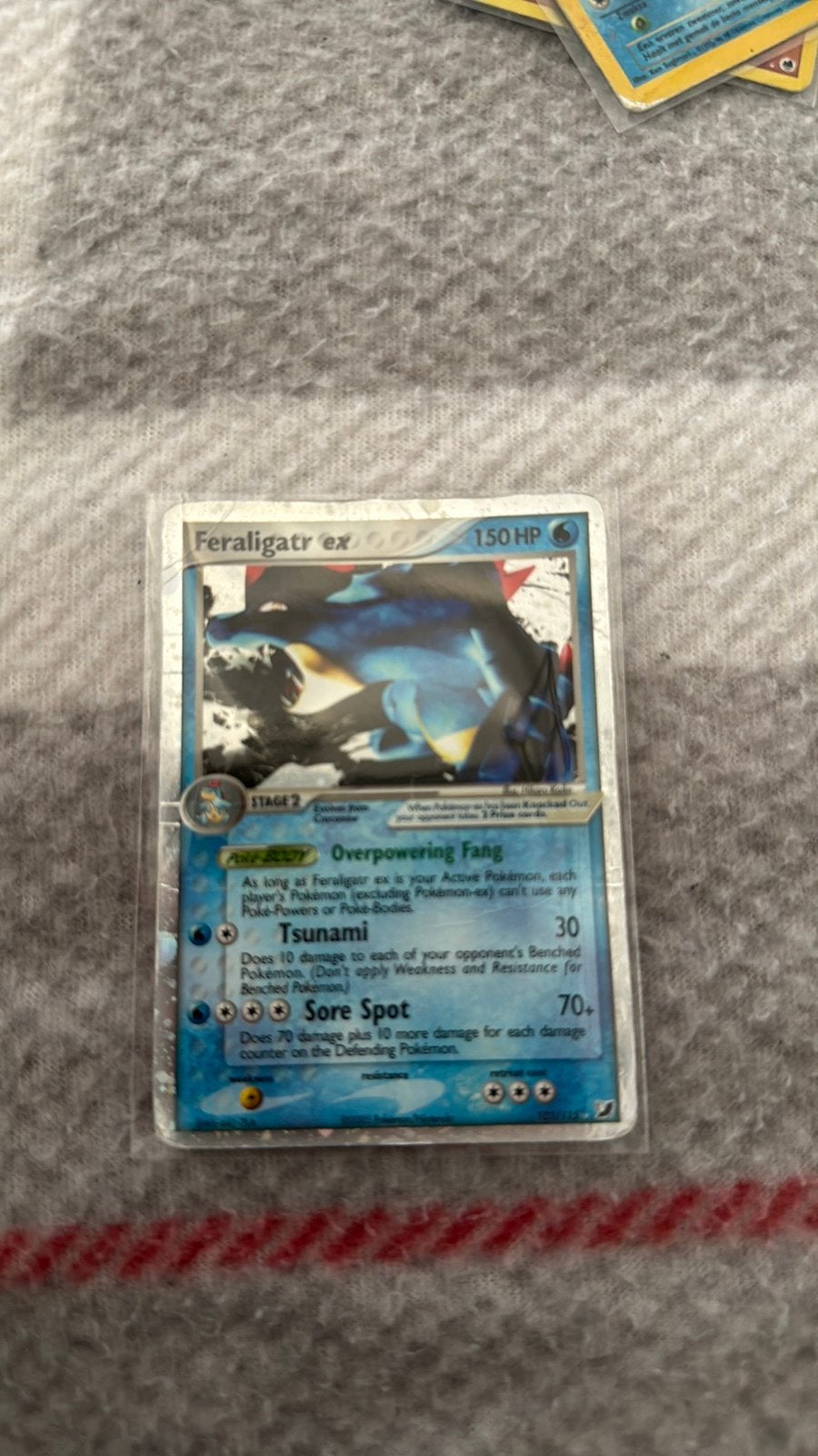 Feraligatr EX Unseen Forces 103/115, Ophalen of Verzenden, Zo goed als nieuw