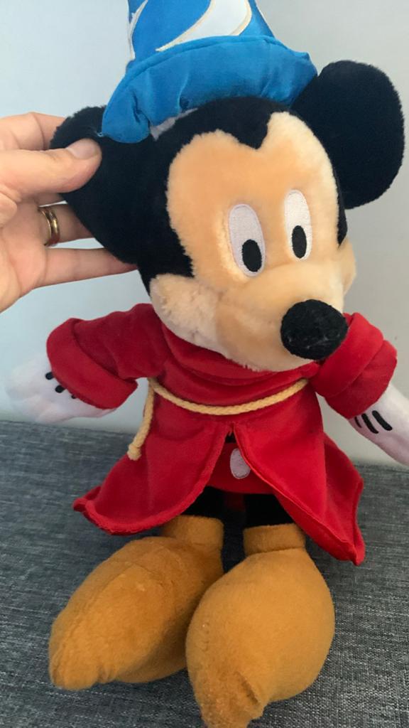 Disney Mickey Mouse Tovenaarsleerling Knuffel, Kinderen en Baby's, Speelgoed | Knuffels en Pluche, Muis, Gebruikt, Disney, Ophalen of Verzenden