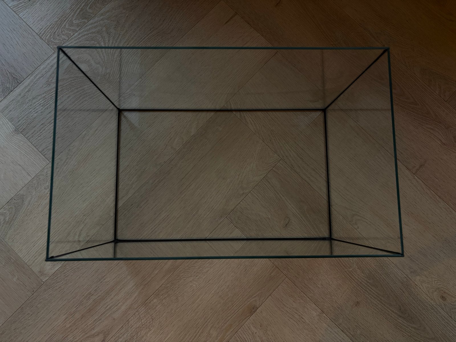 Beeztees volglas vissenkom - Aquarium - 25x25x40 cm, Dieren en Toebehoren, Ophalen, Zo goed als nieuw, Leeg aquarium