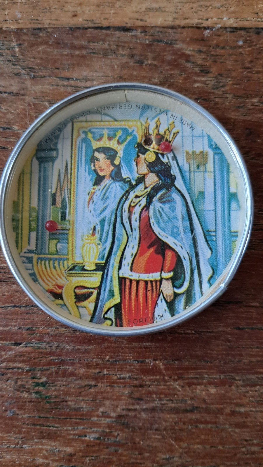 Vintage behendigheidsspelletje Sneeuwwitje/boze koningin, We, Antiek en Kunst, Ophalen of Verzenden