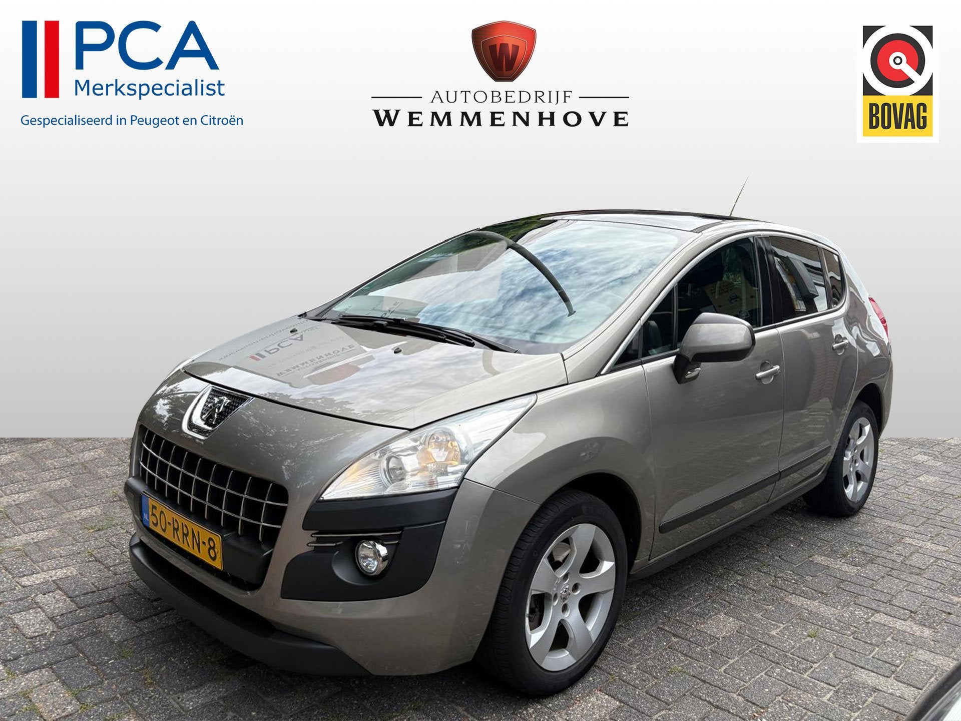 Peugeot 3008 1.6 THP ST (bj 2011, automaat), Stof, Gebruikt, Zwart, Origineel Nederlands