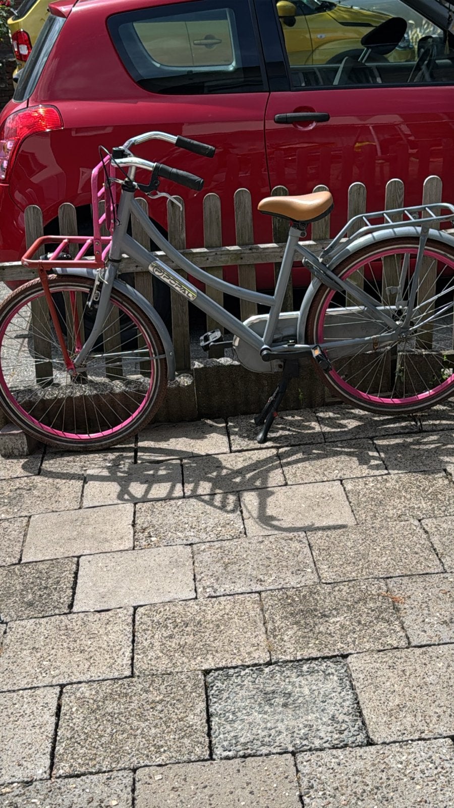Oma fiets 24 inc, Fietsen en Brommers, Fietsen | Dames | Damesfietsen, Gebruikt, Velgrem, Minder dan 47 cm, Ophalen